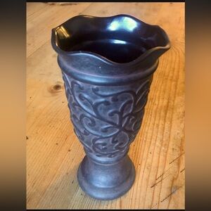 Stylish Brown Vase. Neutral brown.